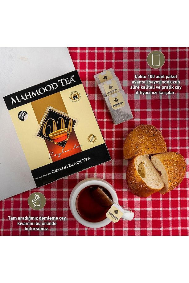 Bardak Poşet 2 G X 100 Lü Seylan Çayı Ceylon Tea Sallama Çay - 6