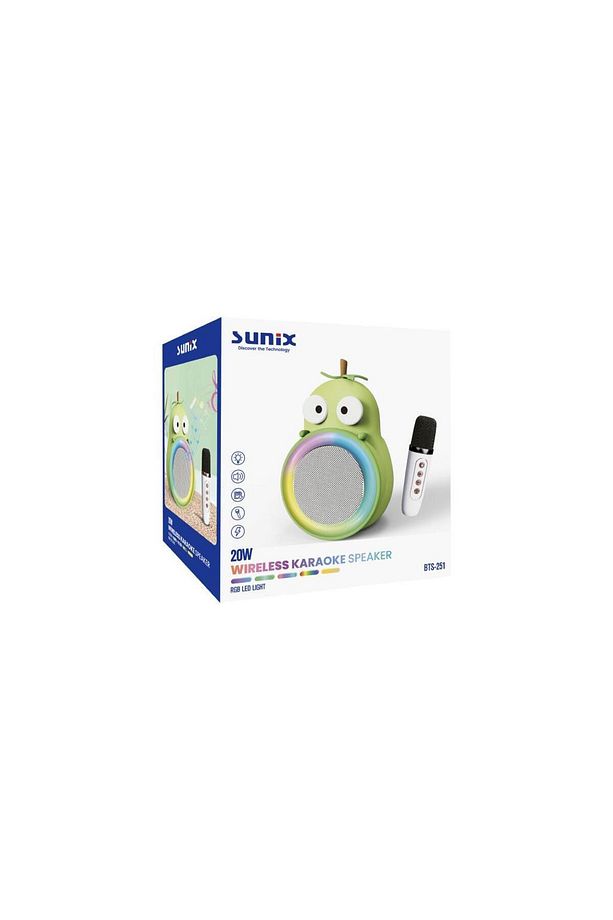 20w 2400 Mah Karaoke Mikrofonlu Ledli Bluetooth Hoparlör Bts-251 - 2