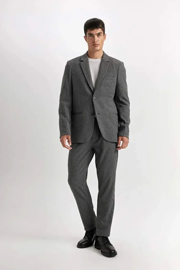 D3704 Tailored Regular Fit Düz Paça Pantolon - 2