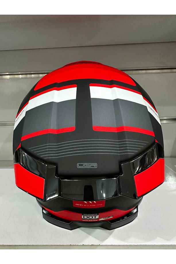 KASK MT THUNDER 4 SV R25 B5 MAT SİYAH/KIRMIZI - 3