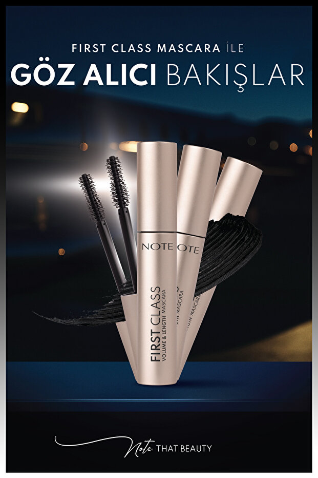 First Class Volume and Lengthening Mascara - Black - 6