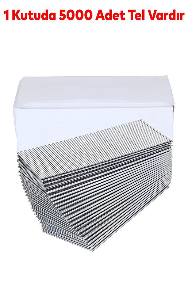 Zımba Teli F30 Sanayi Tipi 30 mm Makina Çivi Çivisi Süpürgelik Parke Ahşap Mdf Tel 5000 ADET - 6