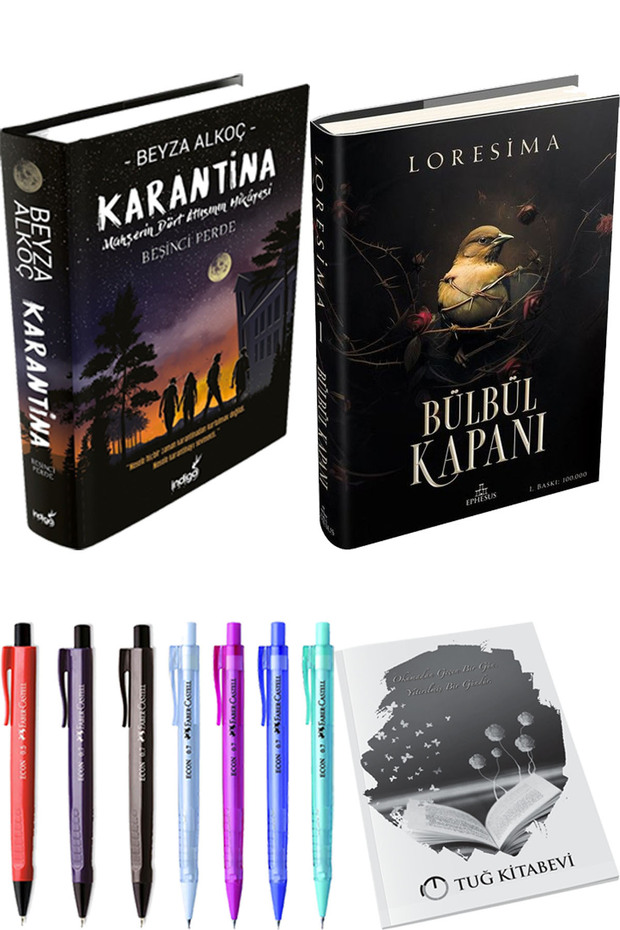 Karantina 5 Ciltli ve Bülbül Kapanı 1 Ciltli + Hediyeli