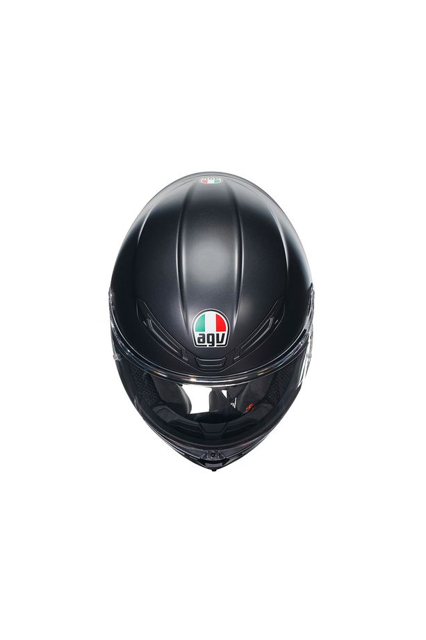 K6 S Mono Matt Black Kapalı Kask - 4