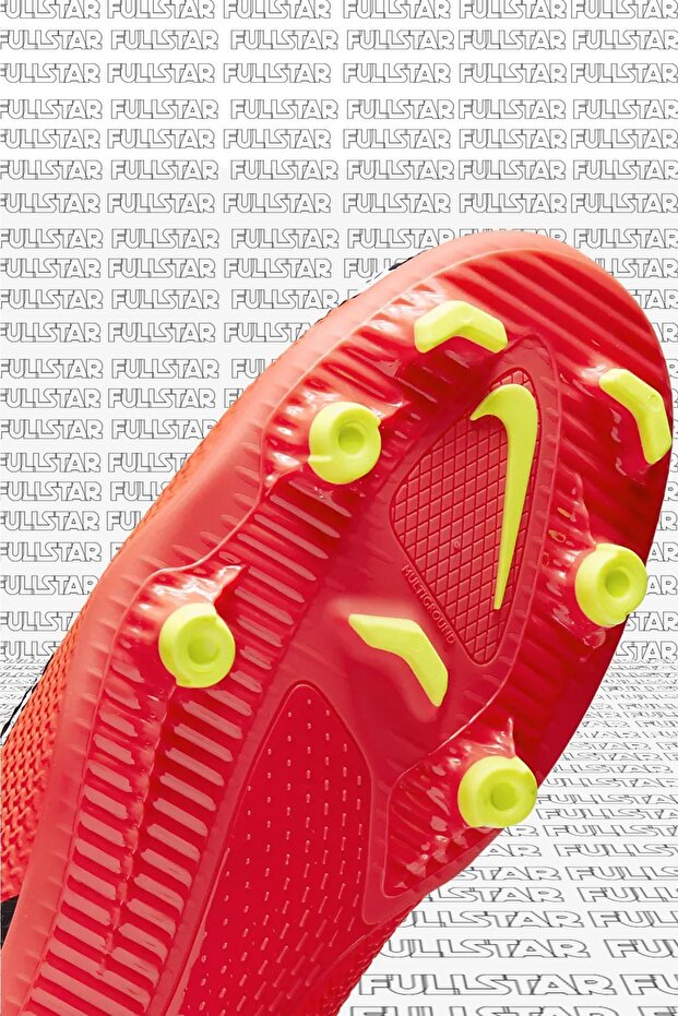 Phantom G. T. 2 Club F. G. / M. G. Unisex Soccer Shoes Beyaz Kırmızı Krampon - 6