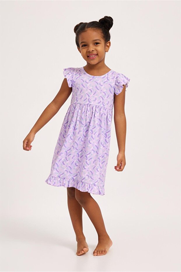 Lavender Girl's Nightgown Lilac