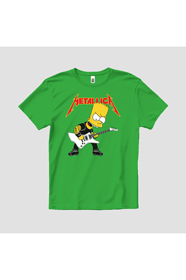 Bart Simpsons Metallica Unisex Kids T-Shirt