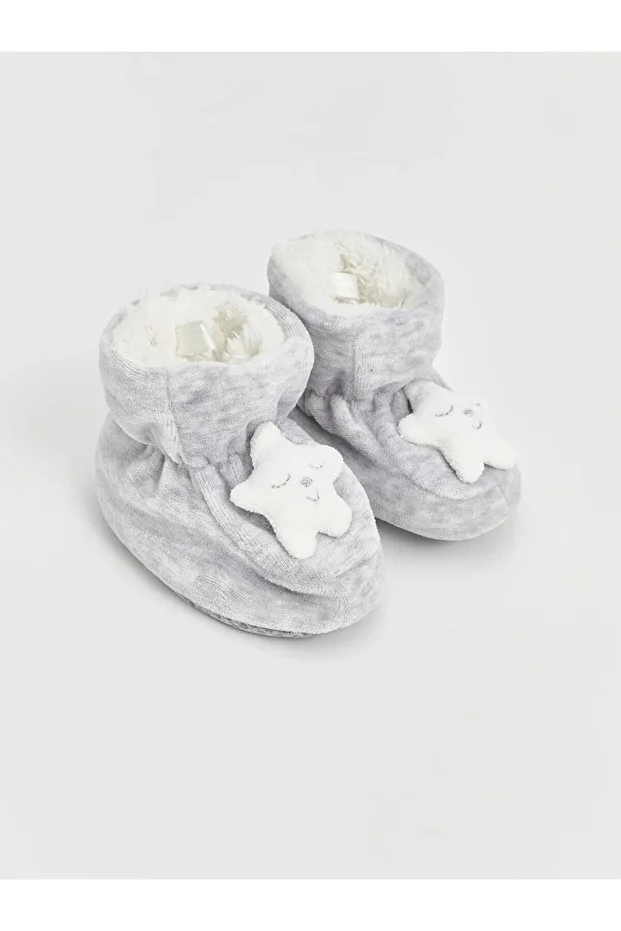 LCW STEPS Patch Detaylı Kız Bebek Panduf (W4) - 1