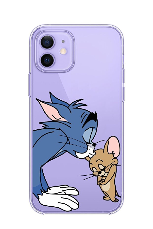 حافظة سيليكون شفافة منقوشة متوافقة مع هاتف iPhone 12 وiPhone 12 Pro Gn20 - 1