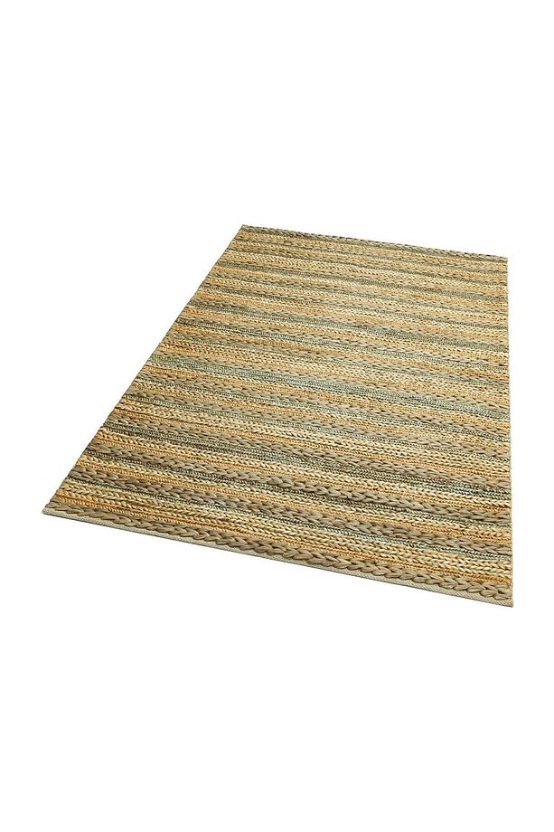 NETRA S-1103 GREY MULTY XW  Farklı Örgü Dokusuna Sahip El Dokuma Naturel Jüt Hasır Halı - 3