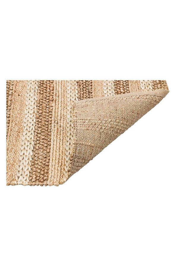 Netra S-1410 Natural Xw Farklı Örgü Dokusuna Sahip El Dokuma Naturel Jüt Hasır Halı - 4