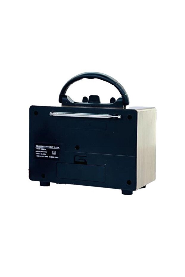 Ns-02 Gold Nostajik Radyo Bluetooth Hoparlör - 5