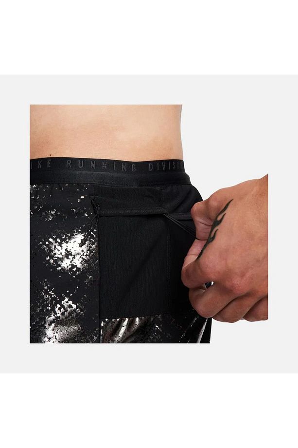 Run Division Dri-Fit ADV 10cm (approx.) Brief-Lined Running Erkek  astarlı siyah  koşu  Şort fn3377 - 6