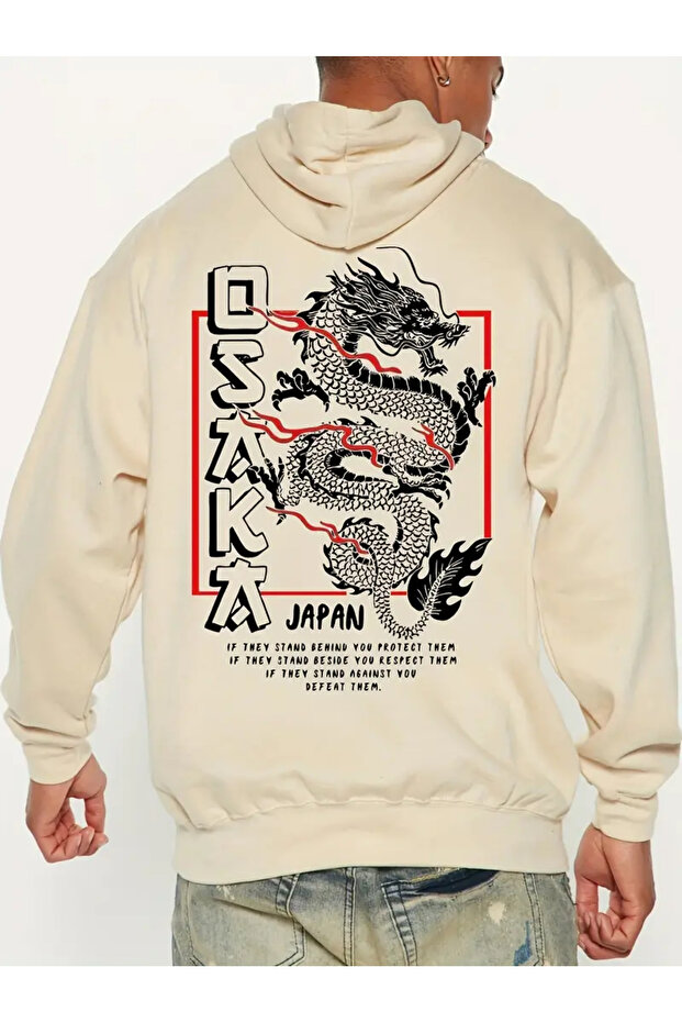 Anime Dragon Printed Hoodie