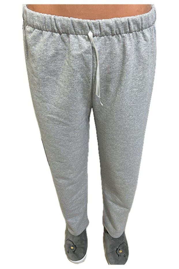 İçi Pamuklu Pijama Altı Tek Alt - 4