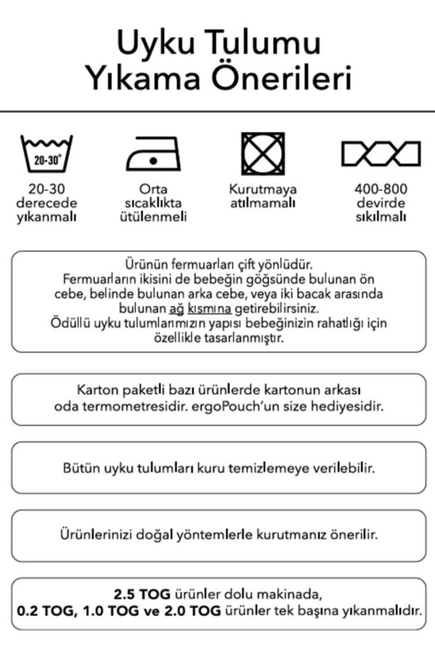 Organik Pamuklu Çift Kullanım Uyku Tulumu (2.5 TOG) - 7