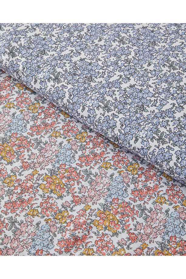 Crispy Bouquets Çift Taraflı Kolay Ütülenir Tek Kişilik Nevresim Takımı 160x220 cm Turuncu - 4