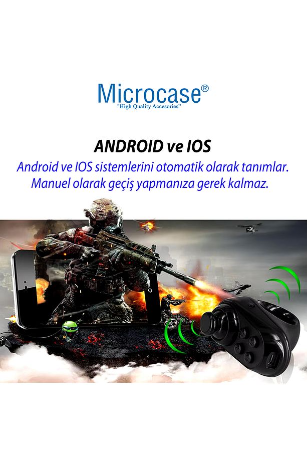 R1 VR Sanal Gerçeklik Gözlükleri için Kablosuz Bluetooth Kumanda Çok Fonksiyonlu Joystick -AL4819 - 3
