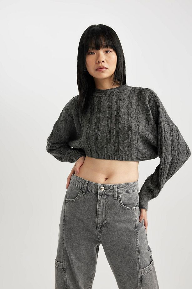 Coool Regular Fit Bisiklet Yaka Triko Kazak T4518az23wn - 4