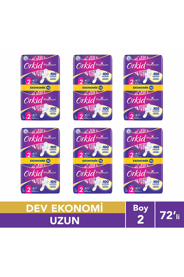 Platinum Sanitary Pad Long 72 Pieces Mother Girl Pack