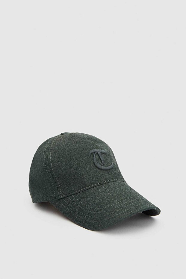 Khaki Plain Hat - 1