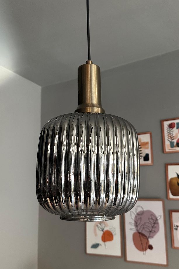 Mopa Cam Tekli Avize Eskitme Fener Başlık Retro Sarkıt Lamba Restoran Salon Aydınlatma - 4