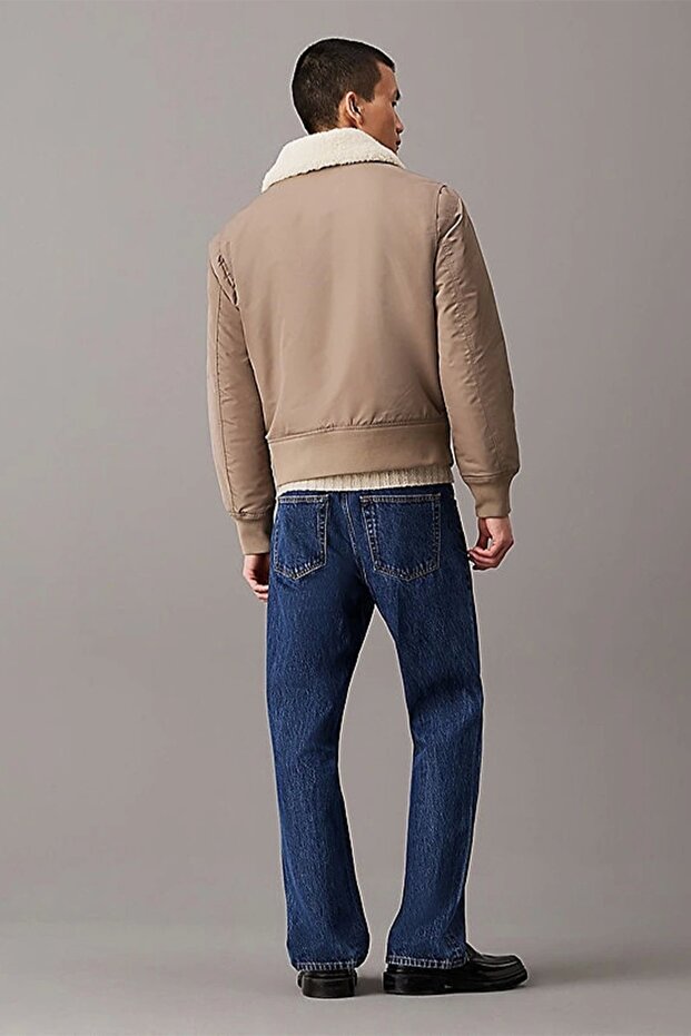 AVIATOR SHERPA JACKET Erkek GRİ Mont J30J326108-PAV - 2