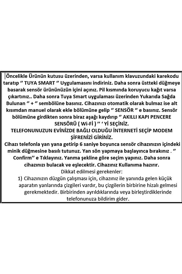 Sl-EG01 Akıllı Kablosuz Kapı Pencere Dolap Sensörü Manyetik Wifili Sensör Tuya Destekli Sensör - 8