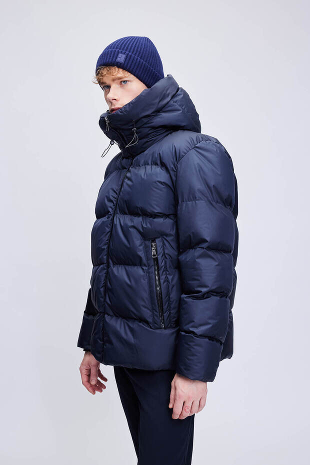 Lacivert Düz Örgü Bere - 3