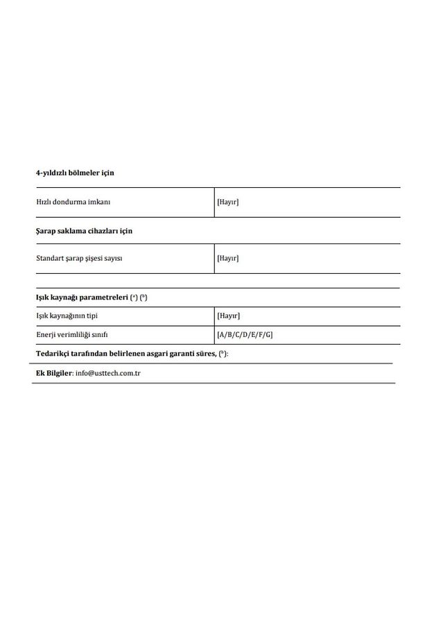 CF3320 TYE 3305 Dual Yatay Derin Dondurucu 305 L - 6