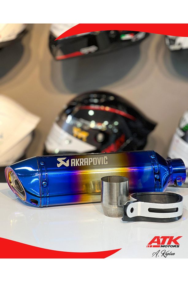 Akrapovic Egzoz Universal Motosiklet Egzozu Tüp Egzoz - 3