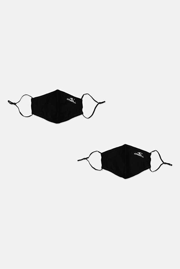 Women Brand Logo Facemask, Black