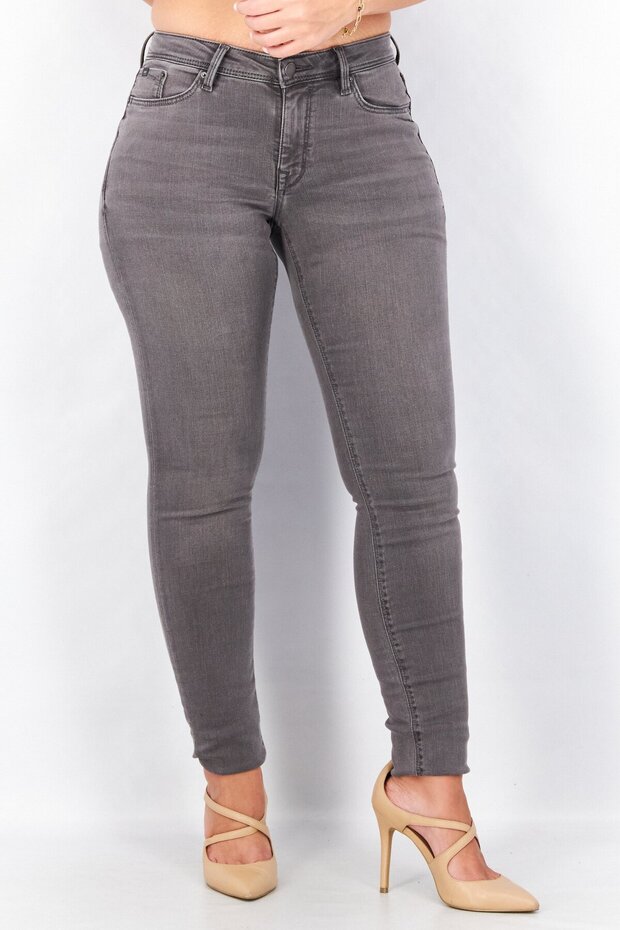 Women Skinny Fit Dark Wash Stretchable Denim Jeans, Black