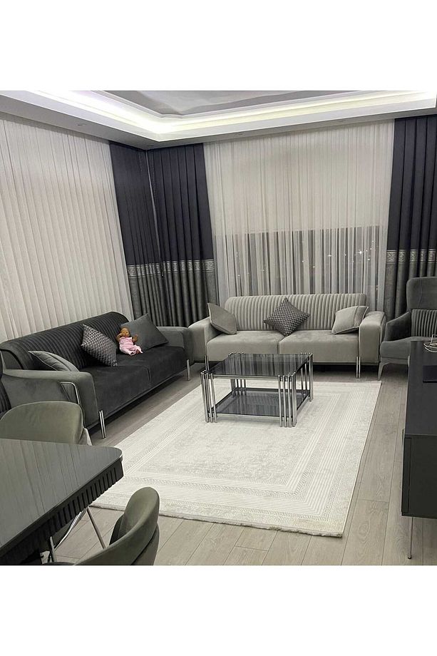 %100 akrilik(yün)  4 m2 - 6 m2 metrekare salon halısı modern sık dokuma oturma odası halısı - 5