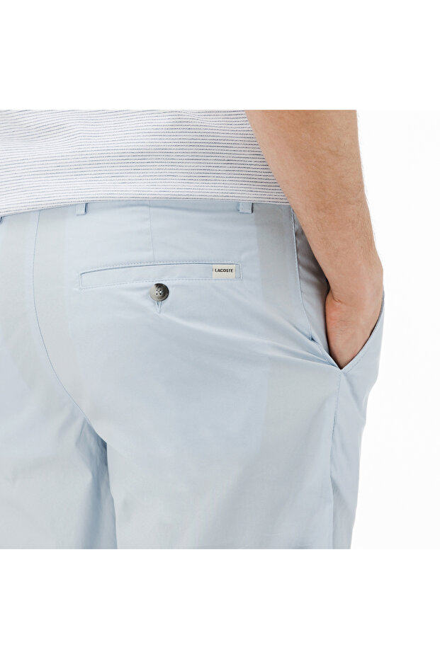 Erkek Mavi Bermuda - 4