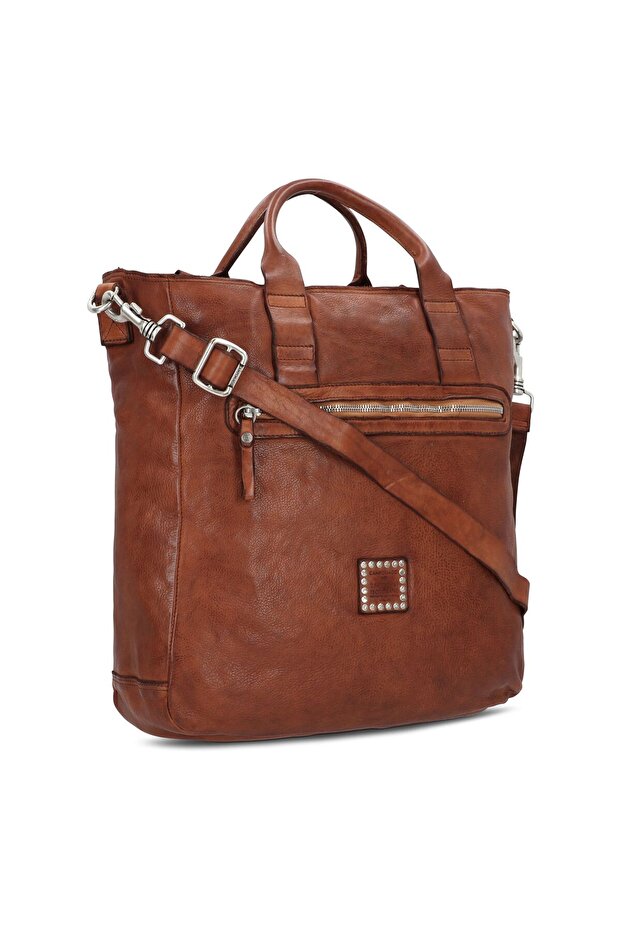 Handtasche Leder 32 cm - 4