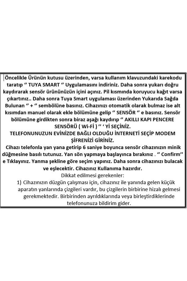 Kullanımı Kolay Şık Tasarım Kablosuz Kapı, Pencere, Dolap, Çekmece İçin Manyetik Wİfi Sensörlü Alarm - 7