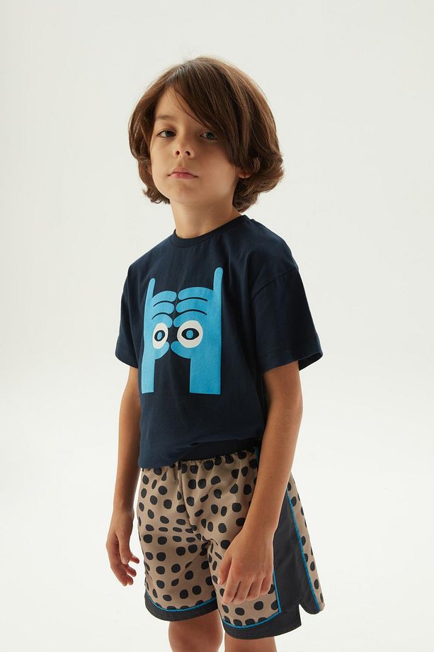 BG Store Erkek Çocuk Desenli Şort - 3