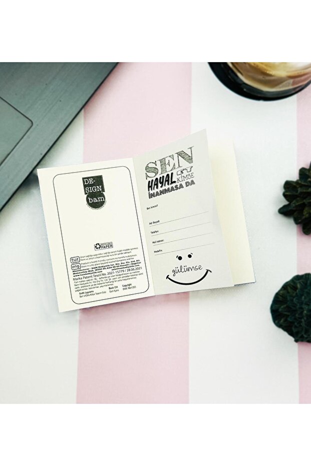 Star Map Designed Hard Cover Mini Notebook - 3