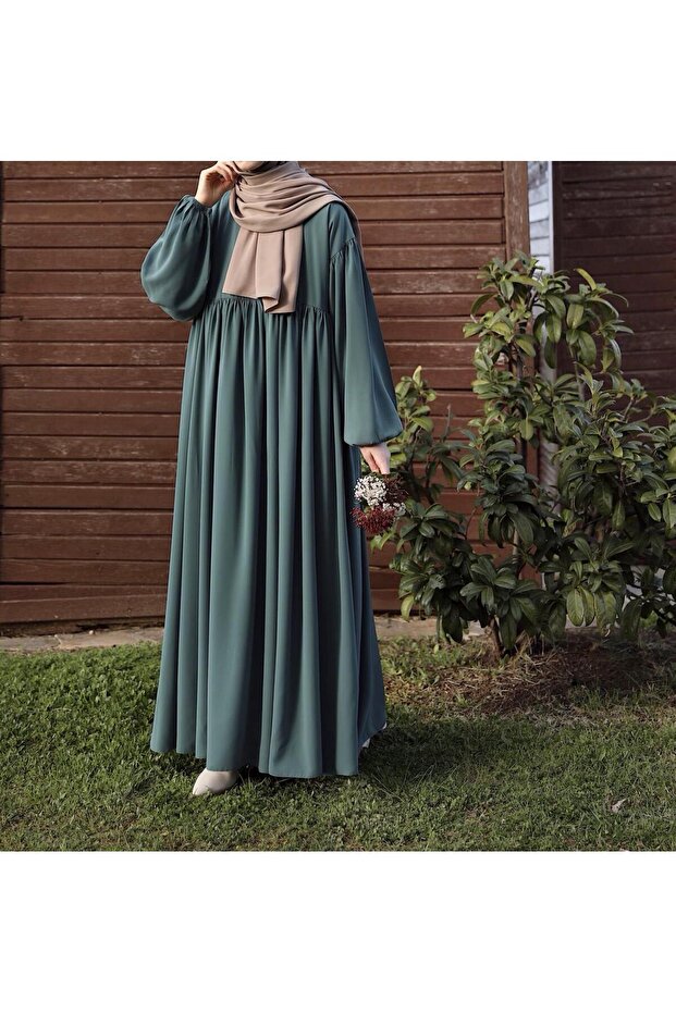 Mavera Elbise - Mint - 7