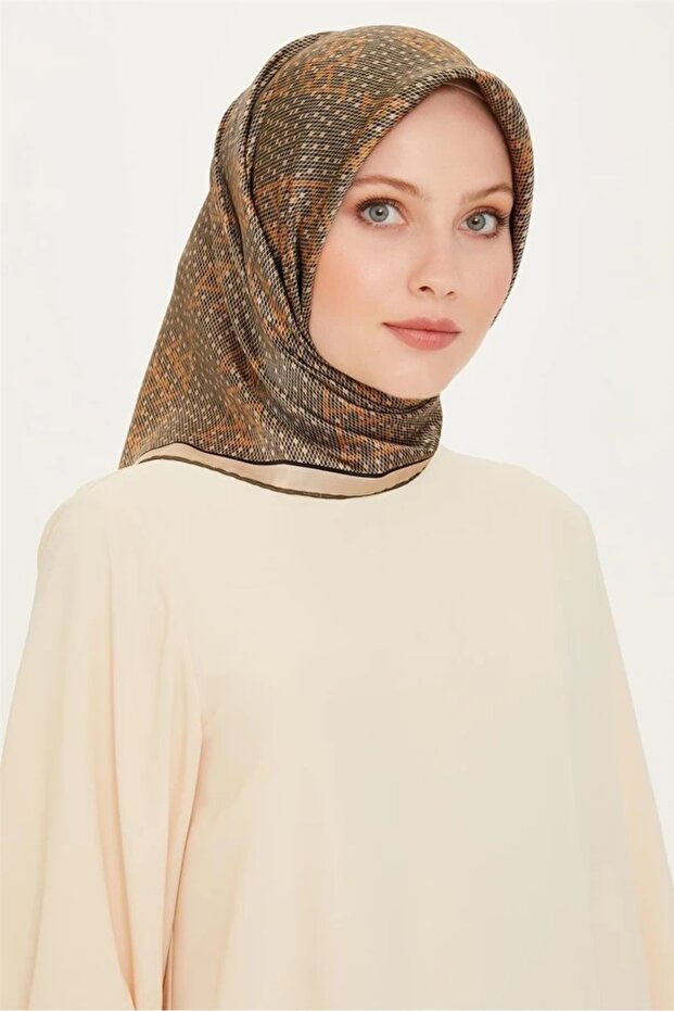 32 وشاح حريري من نسيج قطني طويل 9228D