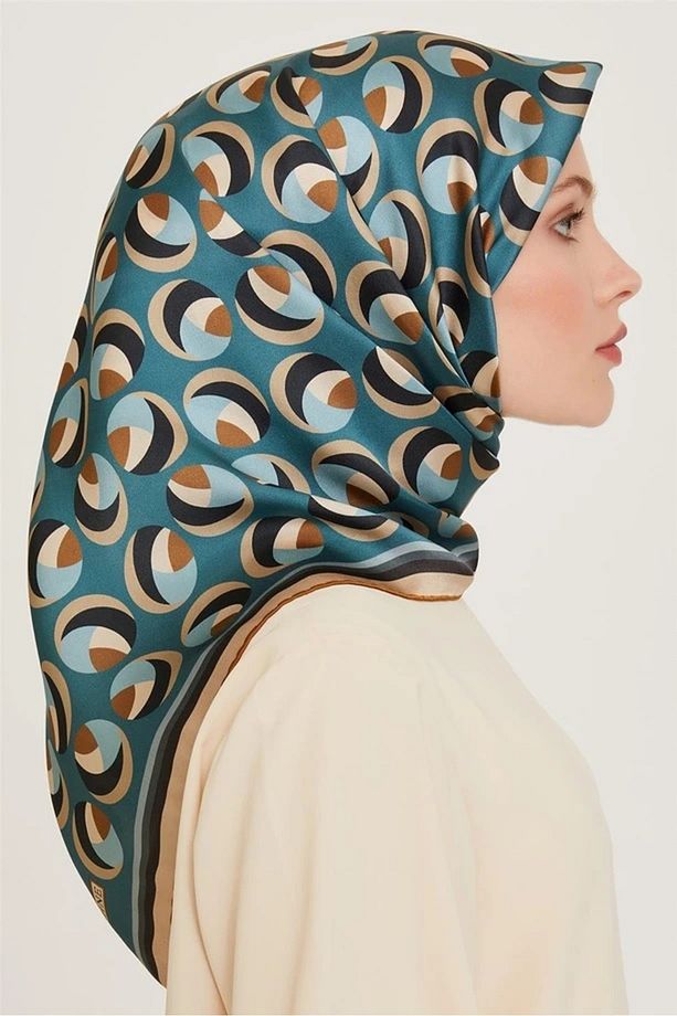 34 Twill İpek Eşarp 9219D - 2