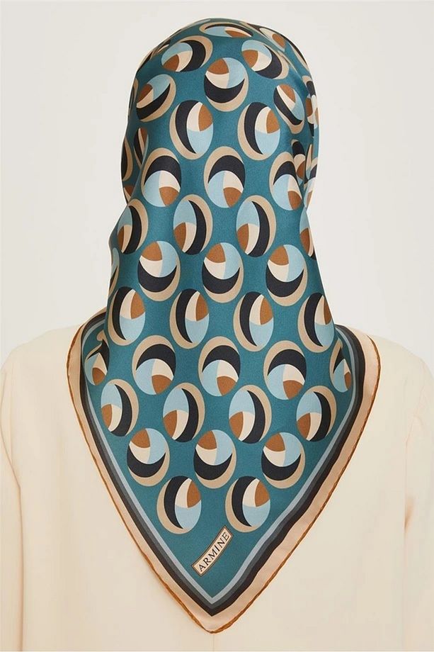 34 Twill İpek Eşarp 9219D - 4
