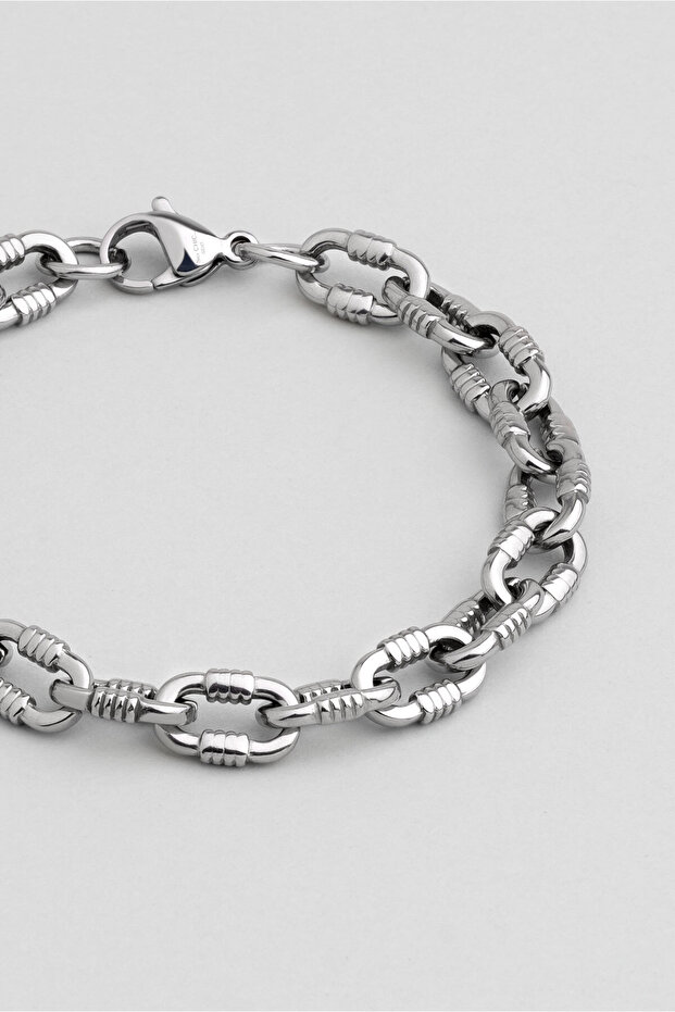 Modern Stil Çelik Erkek Bileklik - 2