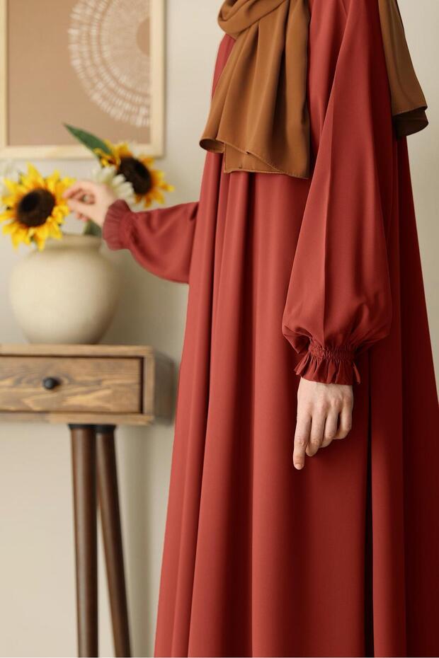 Mahinur Elbise- Kiremit - 6