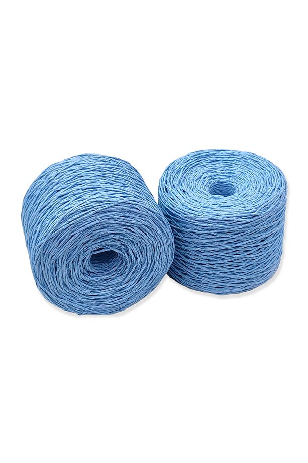 25 No Sarılmış Kağıt Ip - 1 Adet - 230-250 gr / 250 Mt. - Açık Mavi - 1