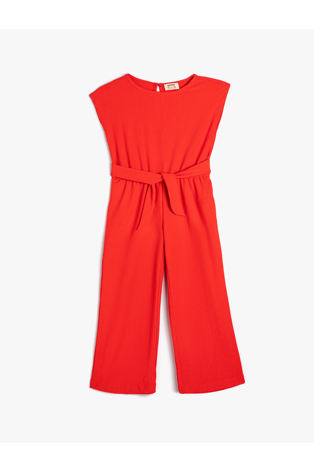 Red Girl's Jumpsuit - 4skg80006ak