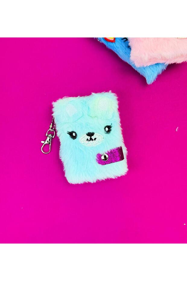 دفتر ملاحظات صغير بغطاء قطيفة - 1