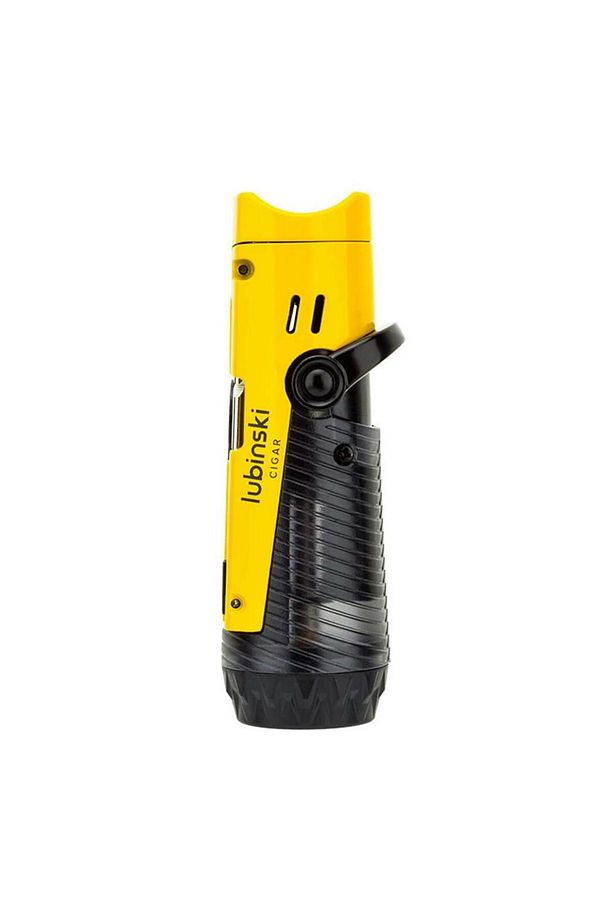 Lion Iğneli Delicili Tek Torch Puro Çakmağı Sarı - 1