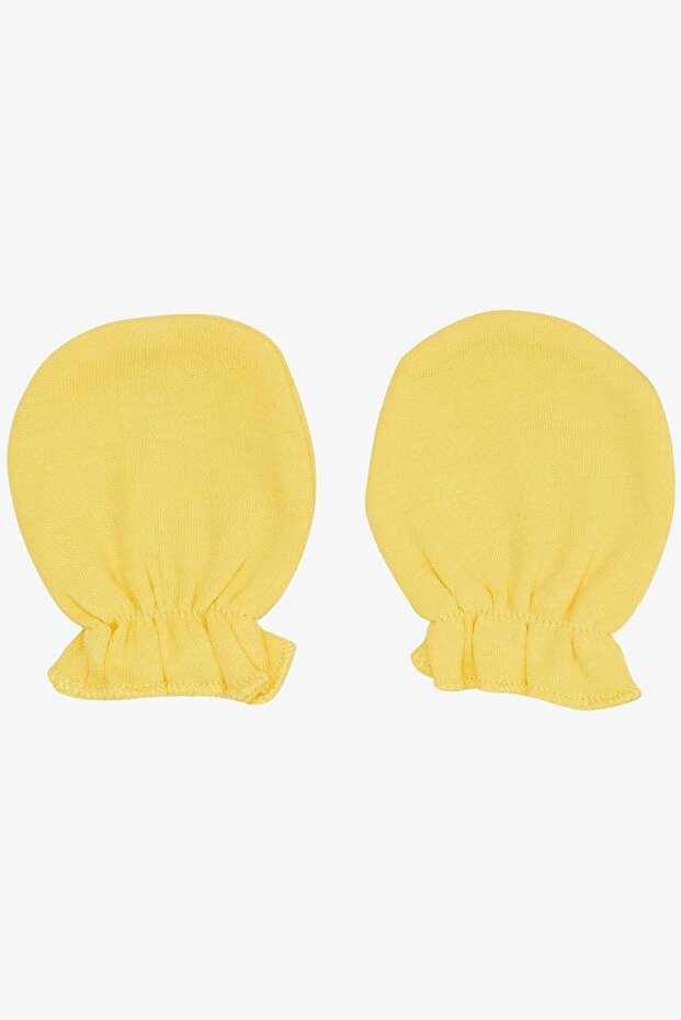 Yenidoğan Bebek Eldiven Basic Sarı - 1